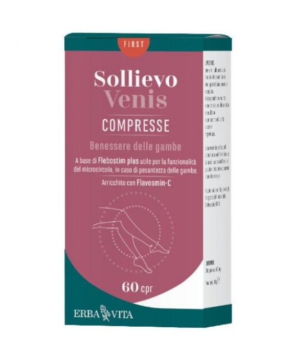 SOLLIEVO VENIS PLUS 60 Compresse Erba Vita